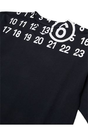 t-shirt in cotone nero MM6 KIDS | M60986MM02YM6900